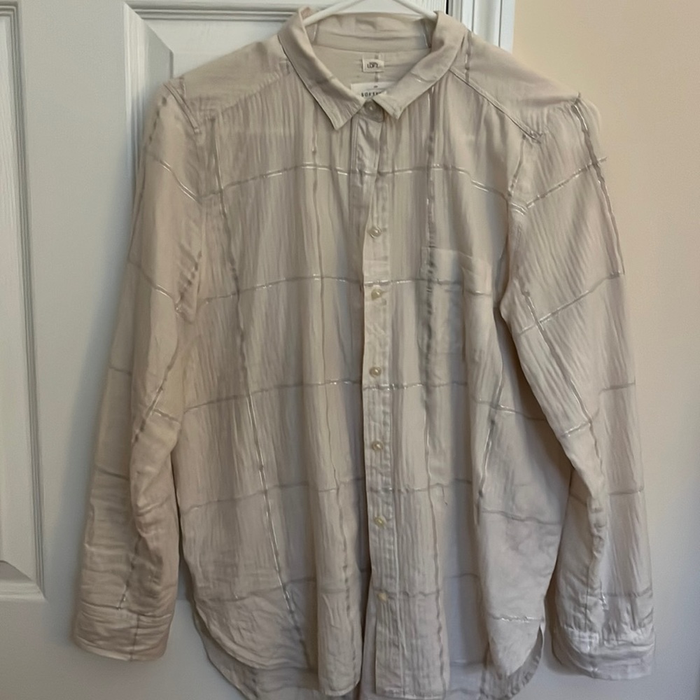 Cute white button down